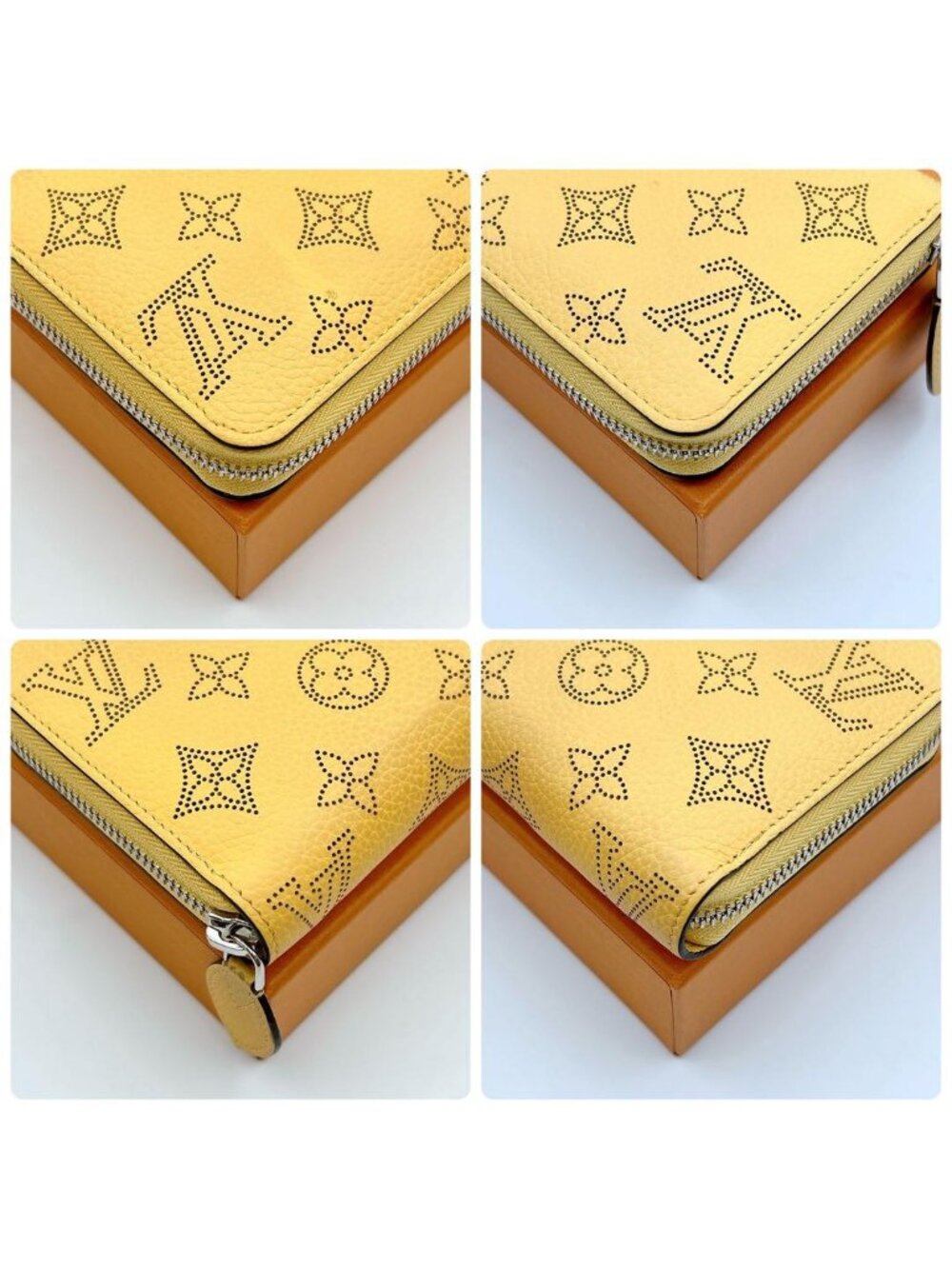 Louis Vuitton Monogram Mahina Zippy Wallet Yellow - Picture 8 of 9